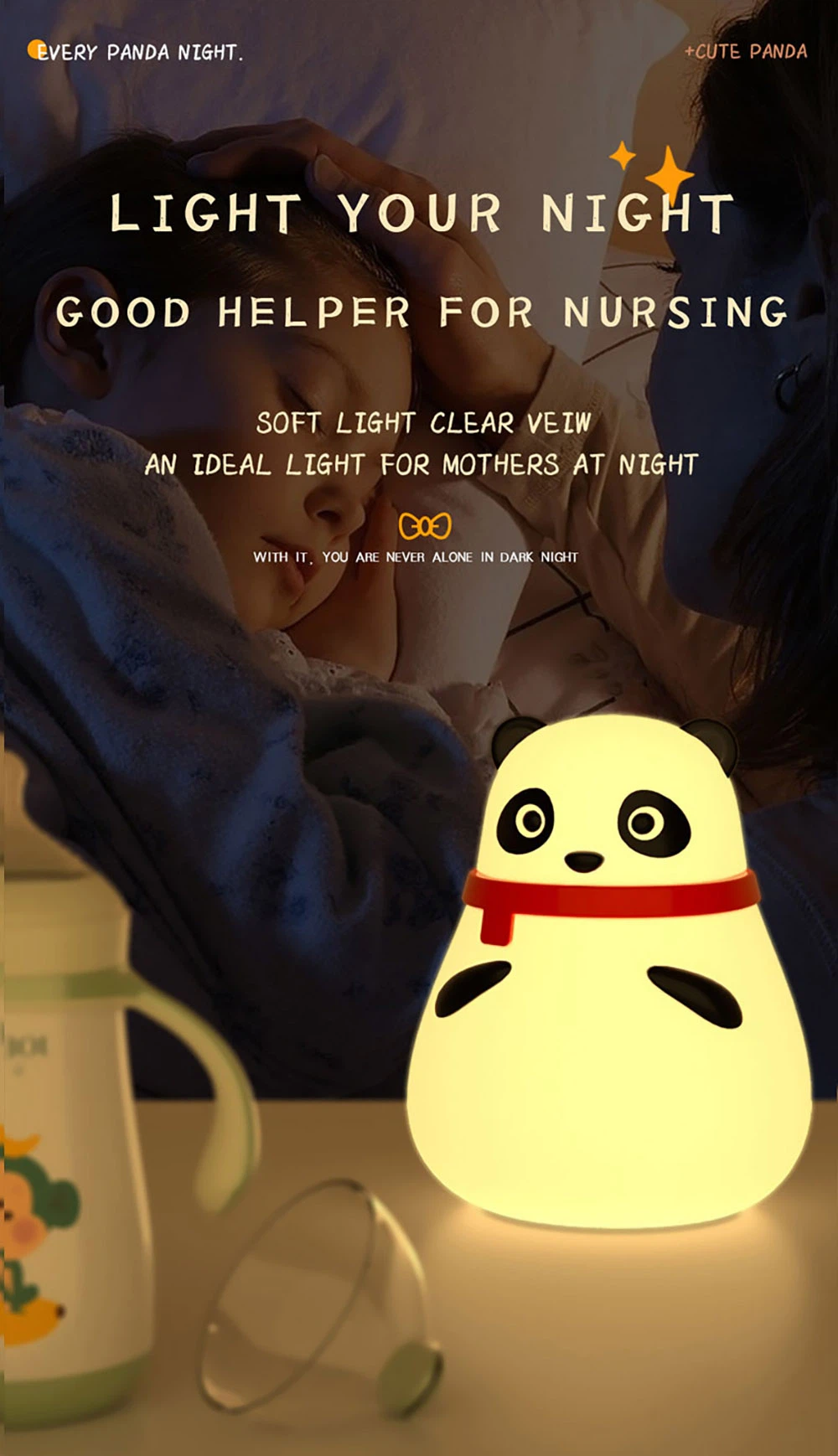 Cute Baby panda Night Lamp Cute Baby panda Night Lamp