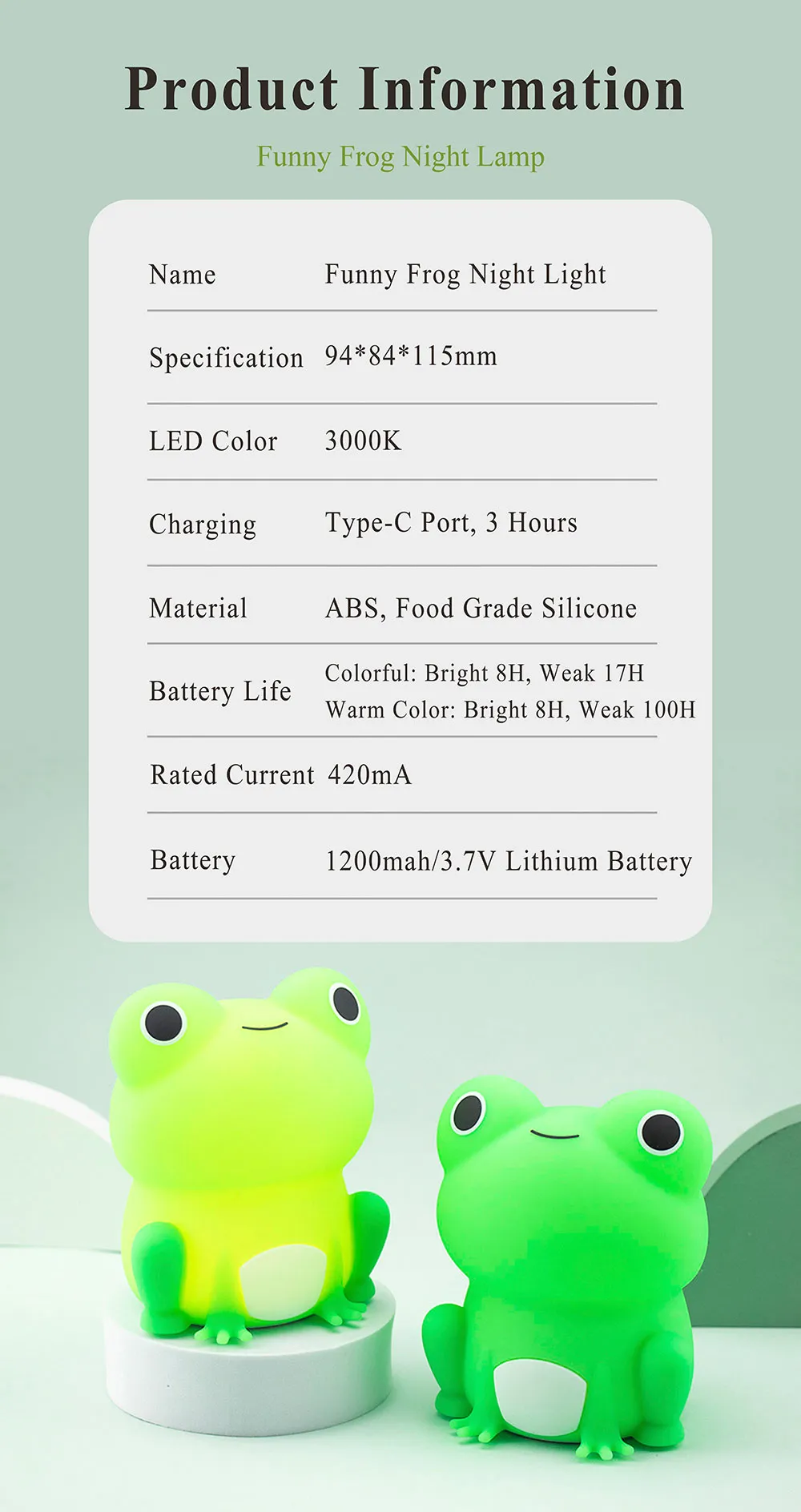 Frog Bedside Reading Lamps Sleeping Night Lamp Led Night Light Frog Bedside Reading Lamps Sleeping Night Lamp Led Night Light