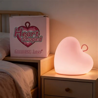 Lampe de nuit en forme de coeur-